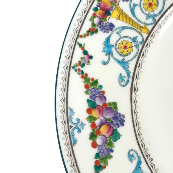 Antique Wedgwood Retired Ventnor Enameled 8.75" Luncheon Plates 1920's - Picture 5 of 8